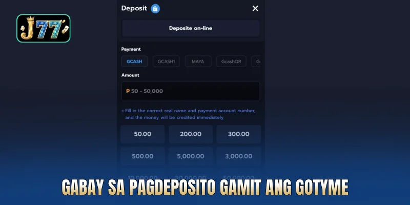 Gabay sa pagdeposito gamit ang GoTyme