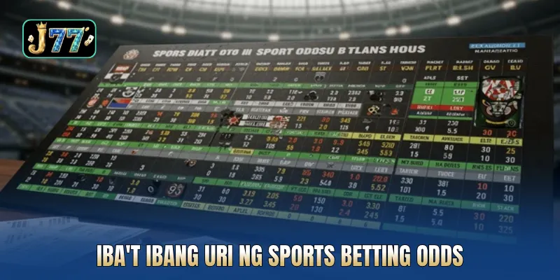 Iba't ibang uri ng sports betting odds