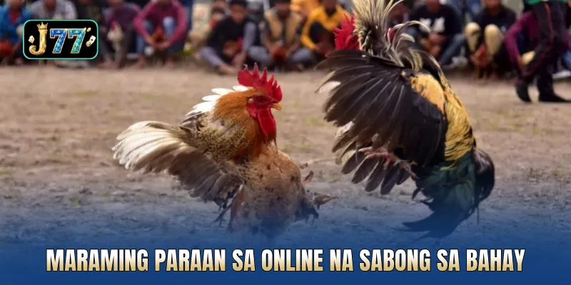 Maraming paraan sa online na sabong sa bahay