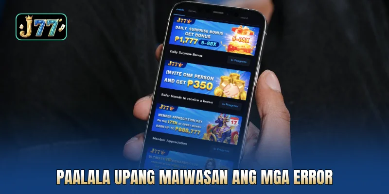 Paalala upang maiwasan ang mga error
