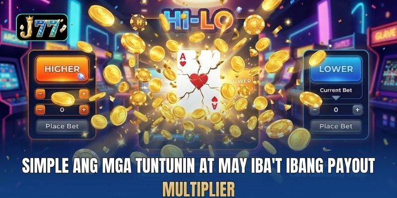 Simple ang mga tuntunin at may iba't ibang payout multiplier